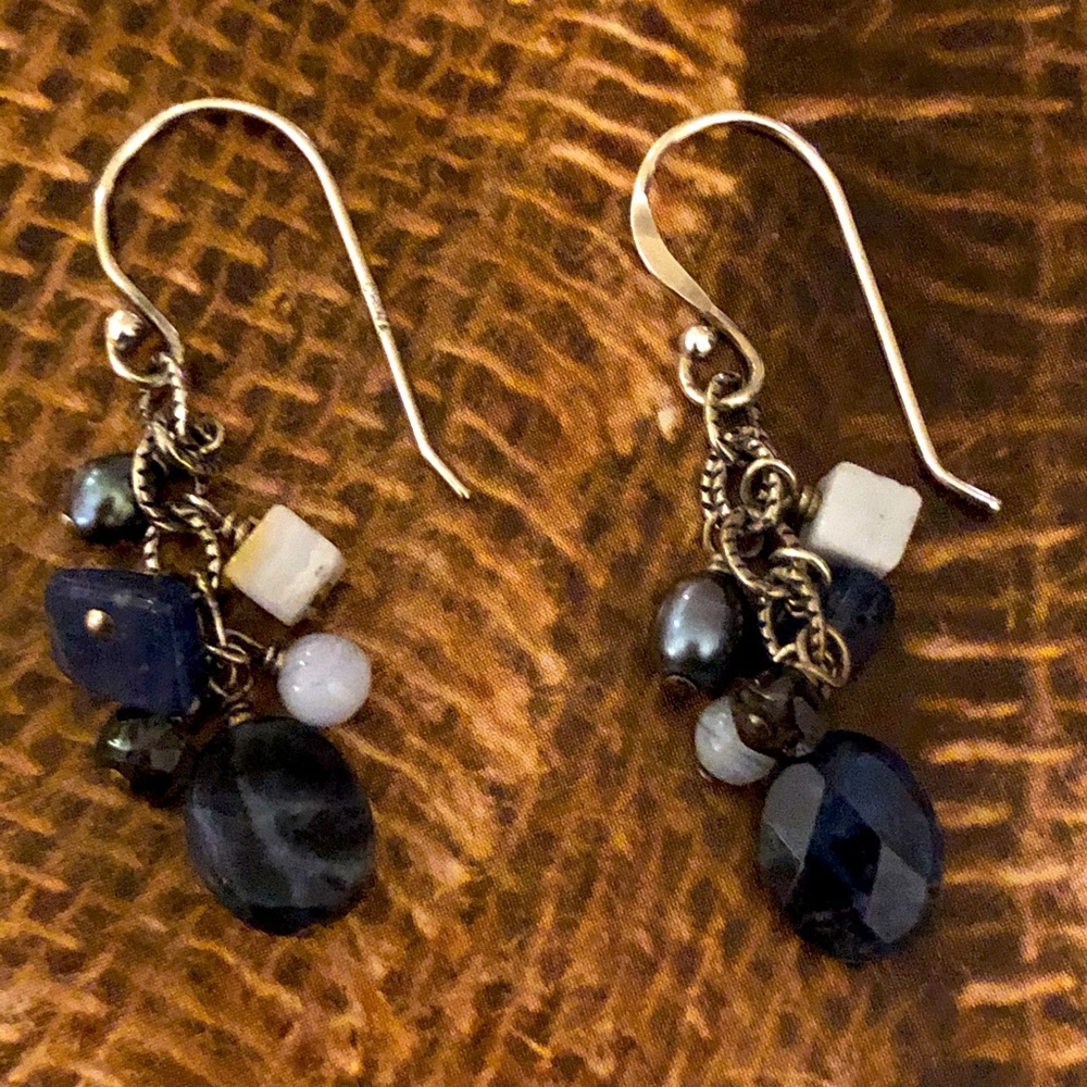 Silpada Blue Sodalite Earrings